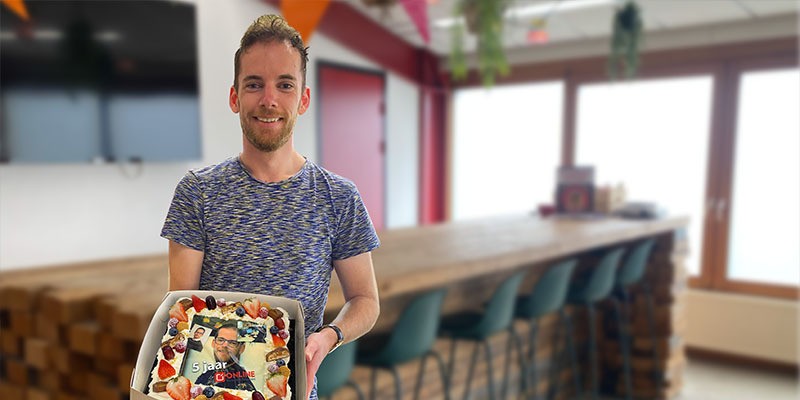 5 jarig jubileum Stefan – Online marketeer