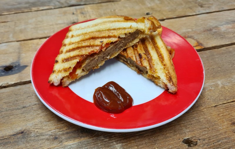 Cheeseburger tosti