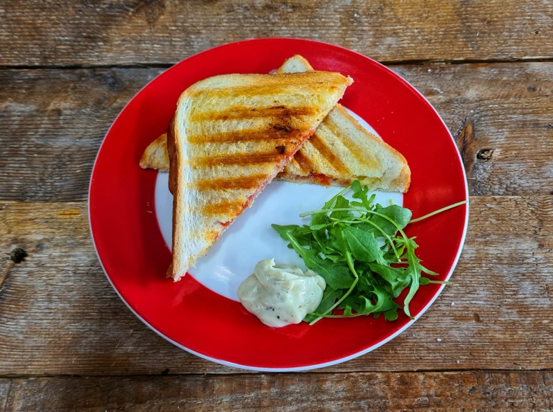 Tosti Parmaham met truffelmayonaise