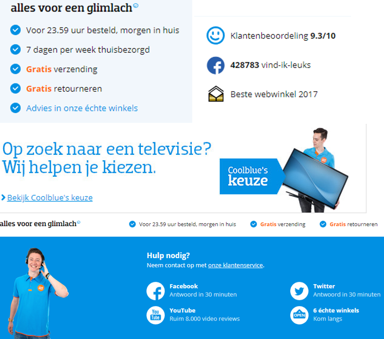 Vertrouwen consument Coolblue